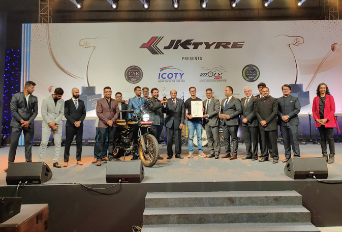 Royal Enfield Hunter ‘Motorcycle of the Year Award 2024’